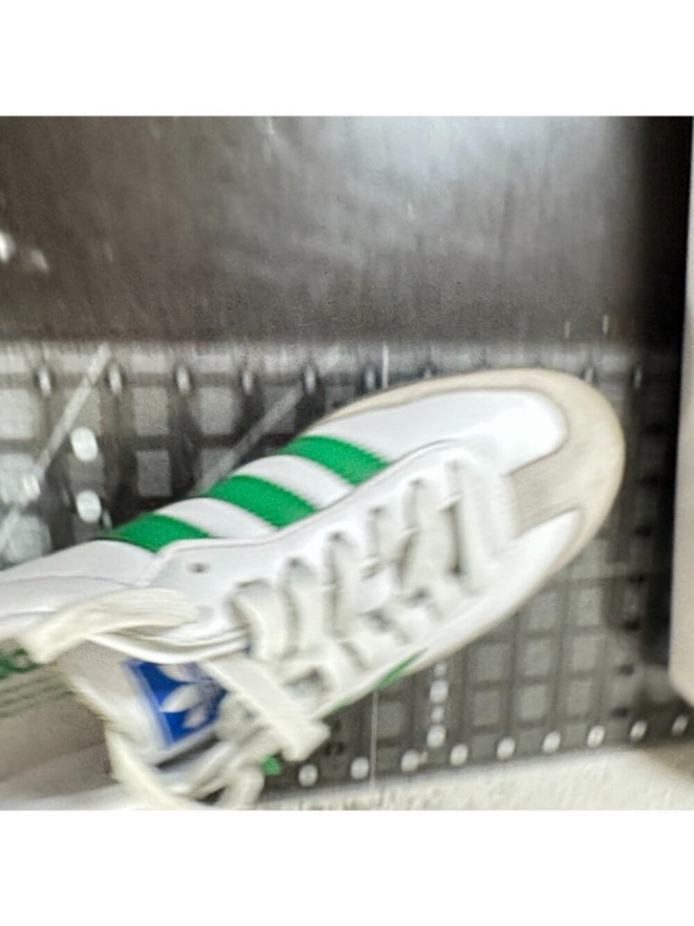 Adidas Originals Samba Men Size 8 IG1024 White Green Better Scarlet Casual Shoes - Picture 11 of 11